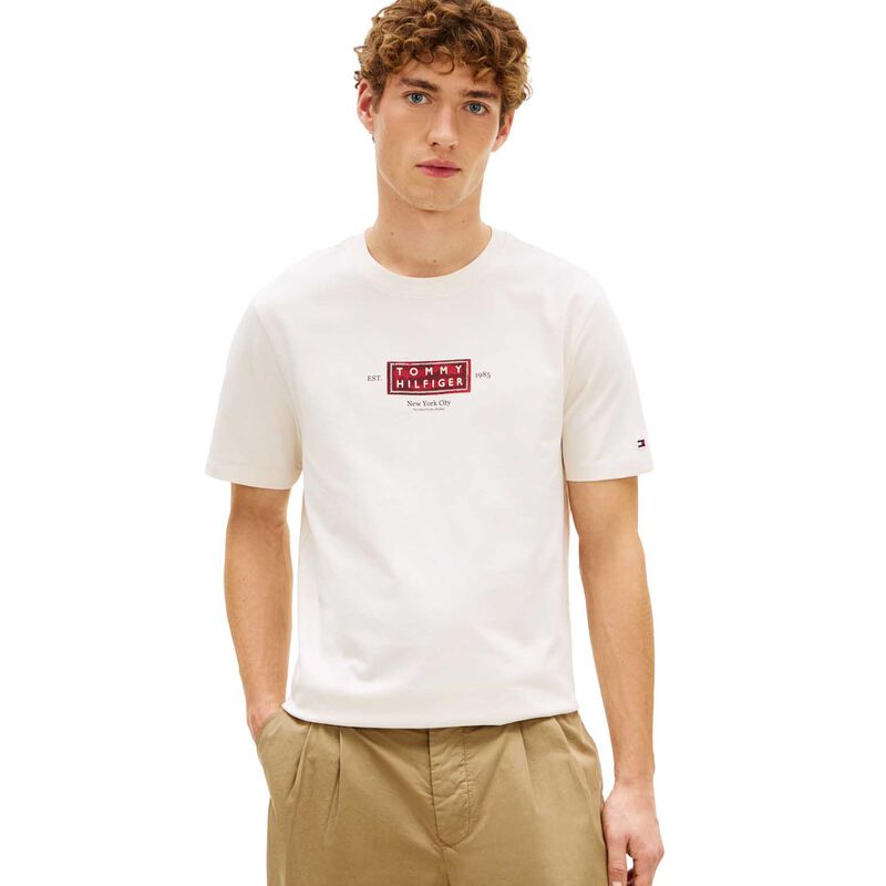 Tommy Hilfiger Heritage Logo Jersey Crew Neck T-Shirt image number 0